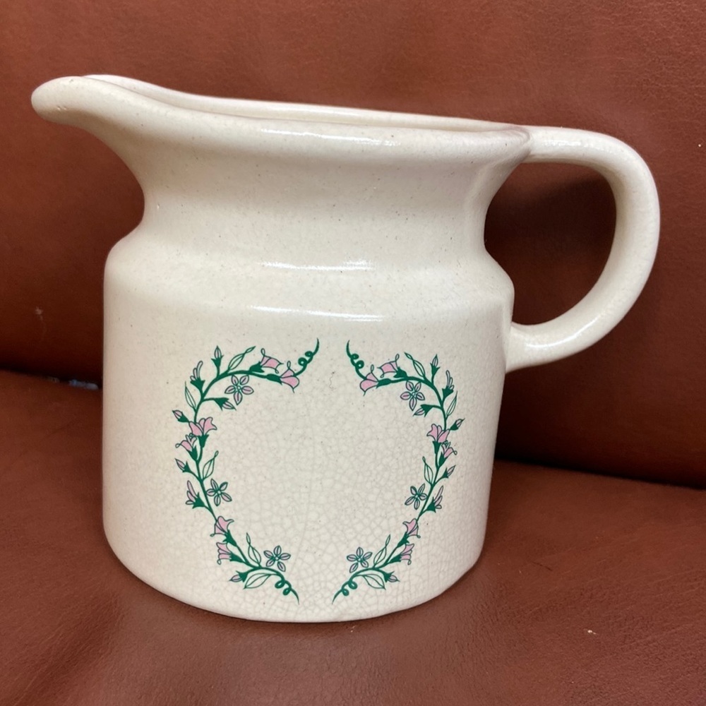 Action China Stoneware cream pitcher Floral Design